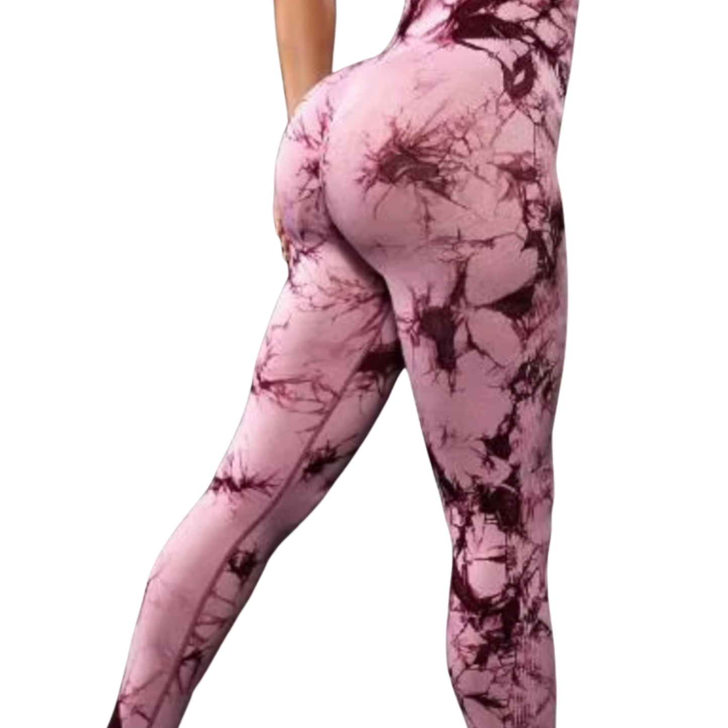 L6 Range wear Tie-Dye Seamless Leggings – High-Waisted, Full-Length, Studio & Street Ready