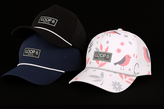 L6 Men’s Waterproof Performance Golf Hat w/Rope